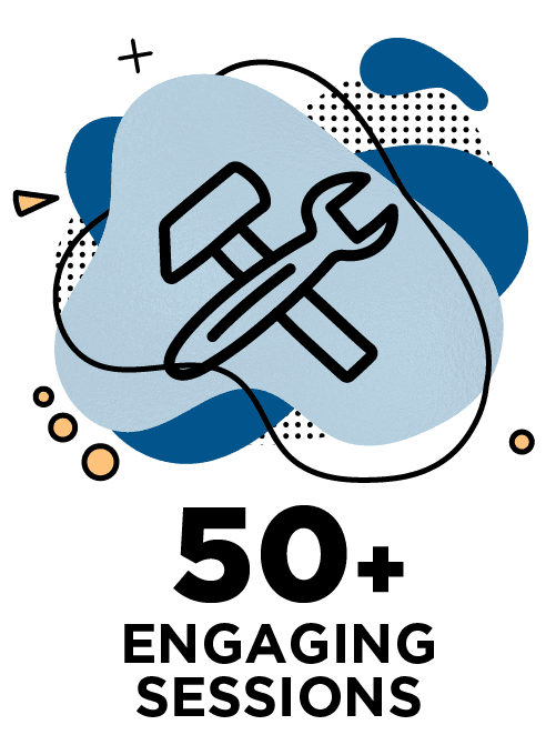 50+ Engaging Sessions Icon